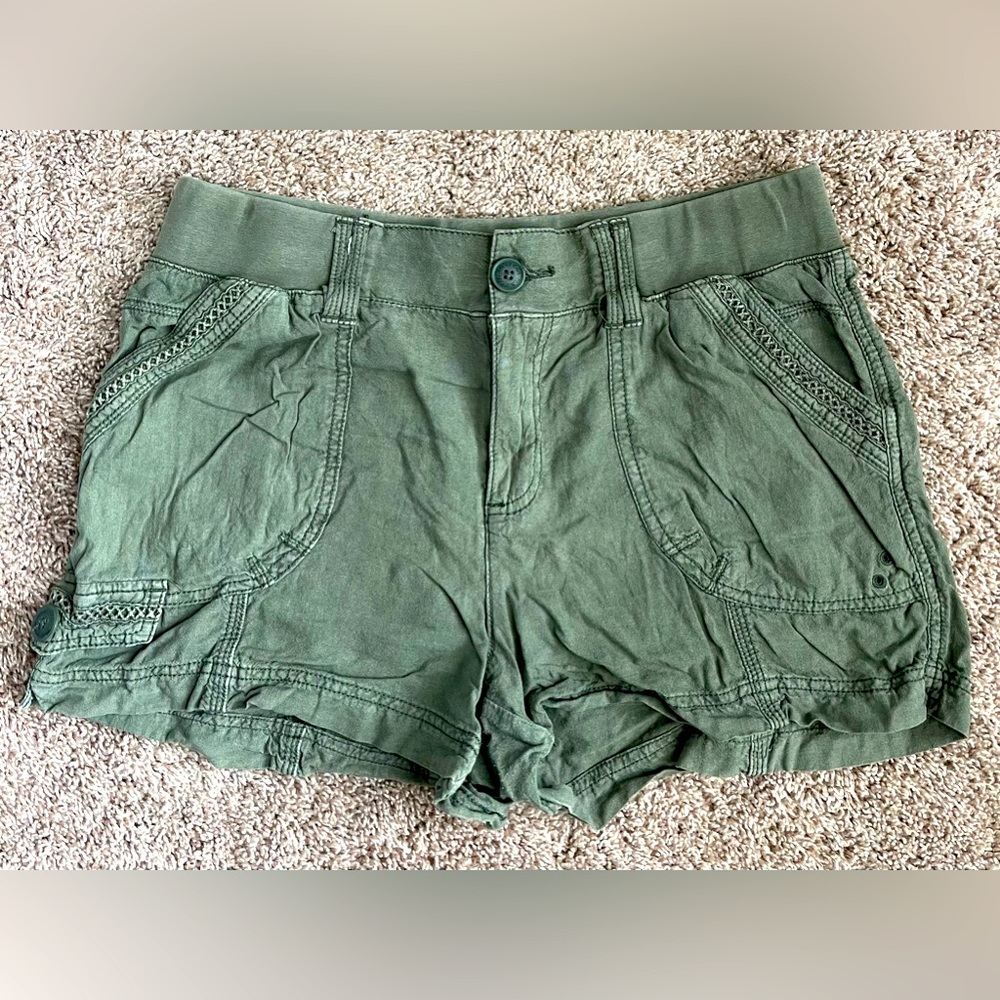 Maurices Olive Green Shorts
